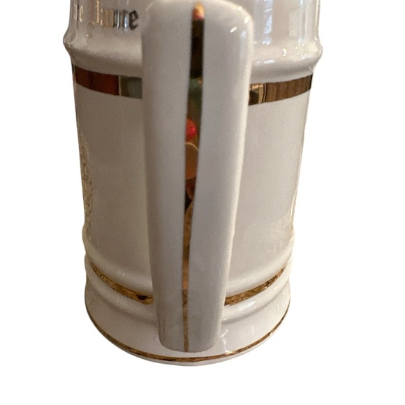 VTG Notre Dame University WC Bunting Large Mug Stein Cup in Off White Gold Trim - Picture 6 of 8